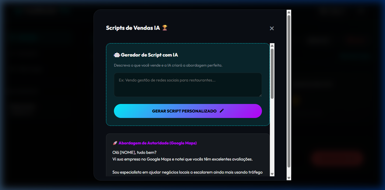 Gerador de Scripts IA